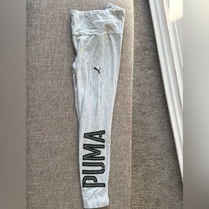 Puma Gray Yoga Pants